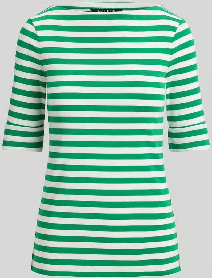 Lauren Ralph Lauren Slim fit T-shirt van katoenmix - Foto 2
