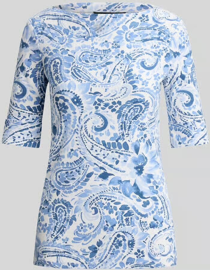 Lauren Ralph Lauren slim fit T-shirt van katoenmix - Foto 2