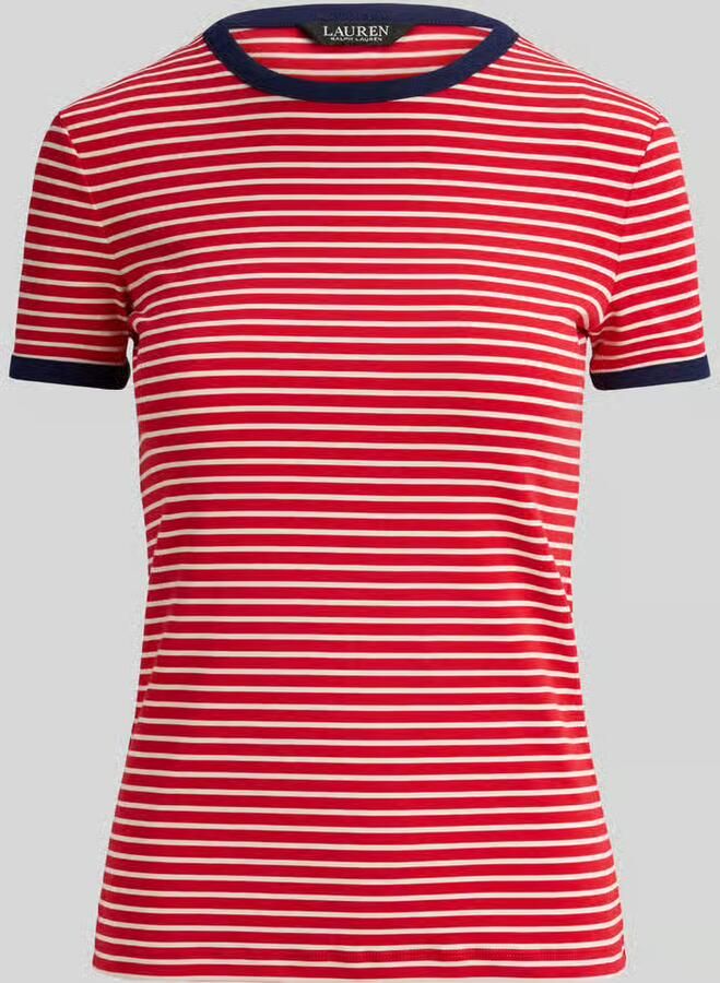 Lauren Ralph Lauren slim fit T-shirt van katoenmix - Foto 2