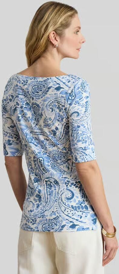 Lauren Ralph Lauren slim fit T-shirt van katoenmix - Foto 3
