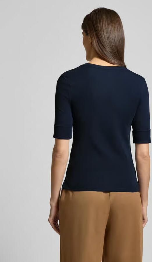 Lauren Ralph Lauren Slim fit T-shirt van katoenmix model 'JUDY' - Foto 4