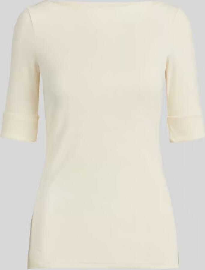 Lauren Ralph Lauren Regular fit T-shirt met boothals model 'JUDY'