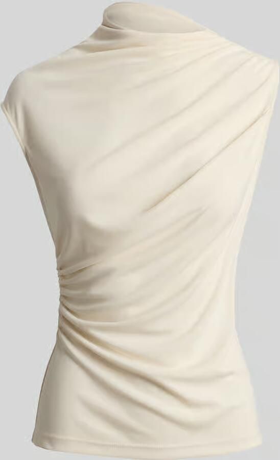 Lauren Ralph Lauren slim fit top met hooggesloten kraag - Foto 2