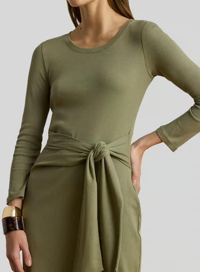 Lauren Ralph Lauren slim fit vrijetijdsjurk van katoenmix model 'IMALAH'