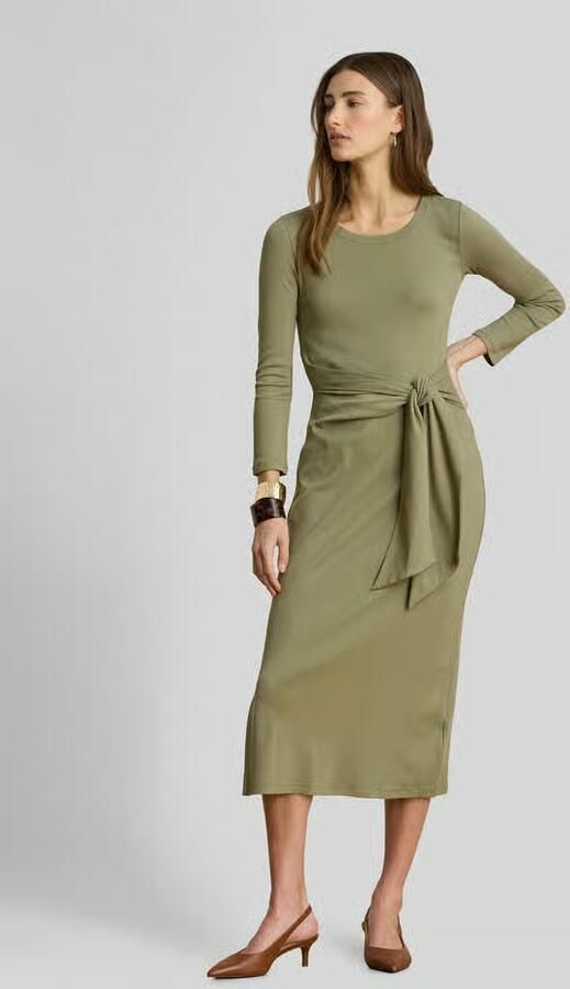 Lauren Ralph Lauren slim fit vrijetijdsjurk van katoenmix model 'IMALAH' - Foto 3