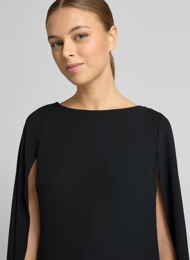 Lauren Ralph Lauren Smal cocktailjurk met boothals model 'PETRA' - Foto 3