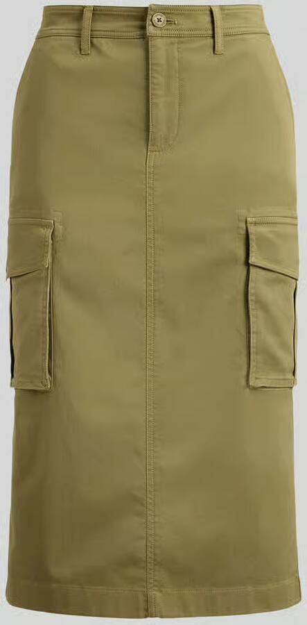 Lauren Ralph Lauren Smalle midi-rok van katoenmix - Foto 2