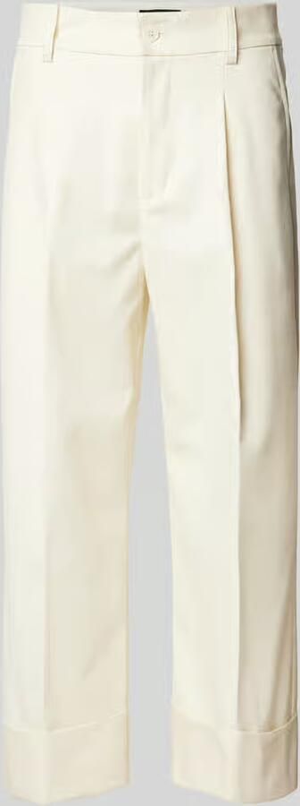 Lauren Ralph Lauren Stoffen broek met bandplooien model 'ZEEYA'