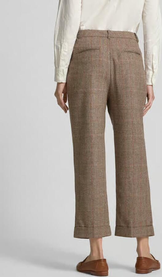 Lauren Ralph Lauren Stoffen broek van een mix van katoen en wol model 'FENSKA'