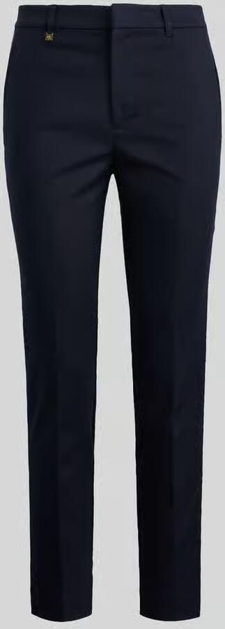 Lauren Ralph Lauren Slim fit stoffen broek met labeldetail model 'LAKYTHIA'