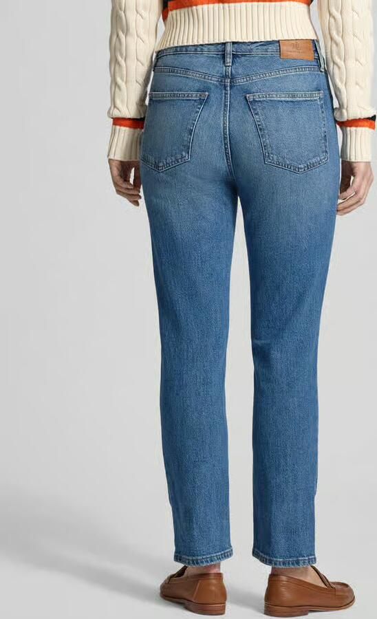 Lauren Ralph Lauren Straight Fit Jeans van katoenmix - Foto 3