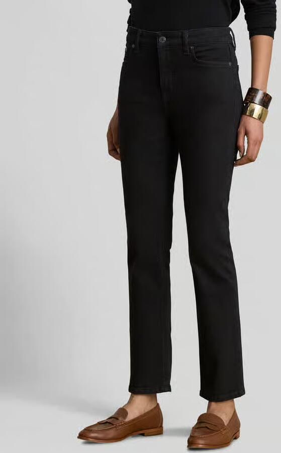 Lauren Ralph Lauren straight fit jeans van katoenmix - Foto 3