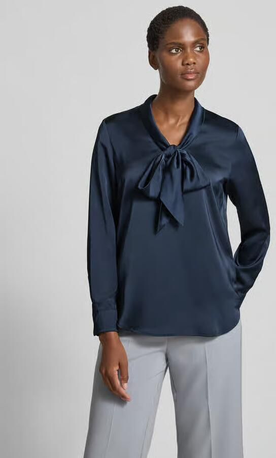 Lauren Ralph Lauren Strikblouse met V-hals model 'YILVRAY' - Foto 4