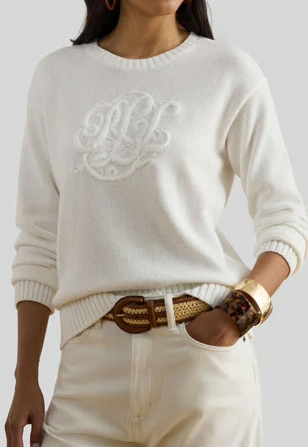 Lauren Ralph Lauren sweatshirt met gestikt logo