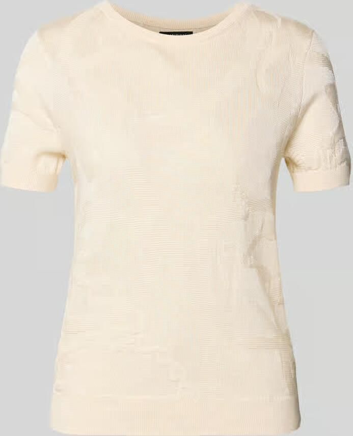 Lauren Ralph Lauren T-shirt met geribde boorden Model 'EYELAH' - Foto 2