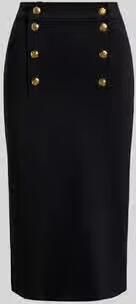 Lauren Ralph Lauren tapered fit kokerrok van viscosemix