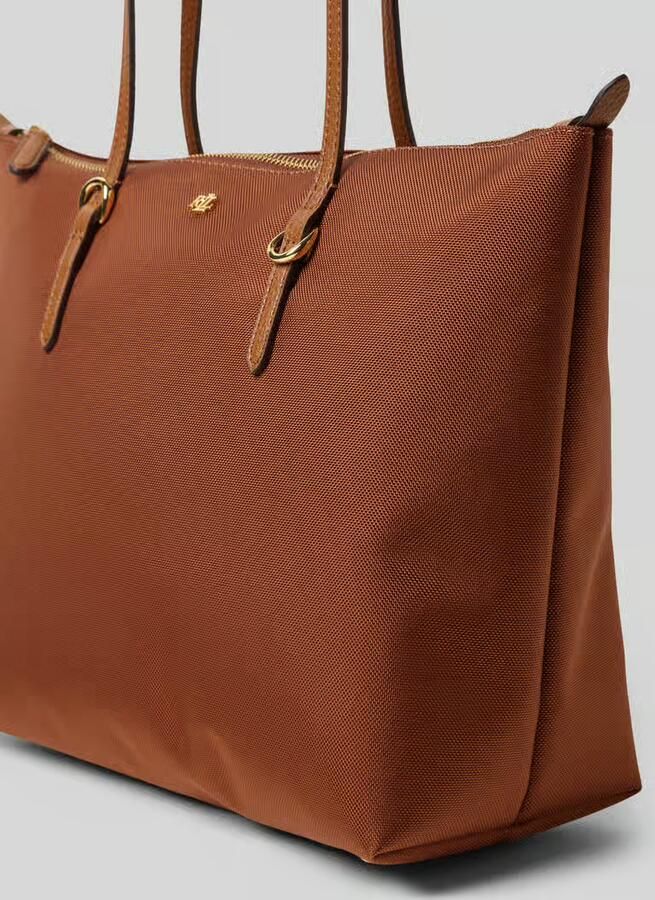 Lauren Ralph Lauren Tote bag met labelapplicatie model 'KEATON' - Foto 2