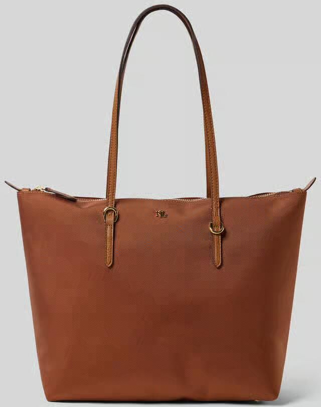 Lauren Ralph Lauren Tote bag met labelapplicatie model 'KEATON'