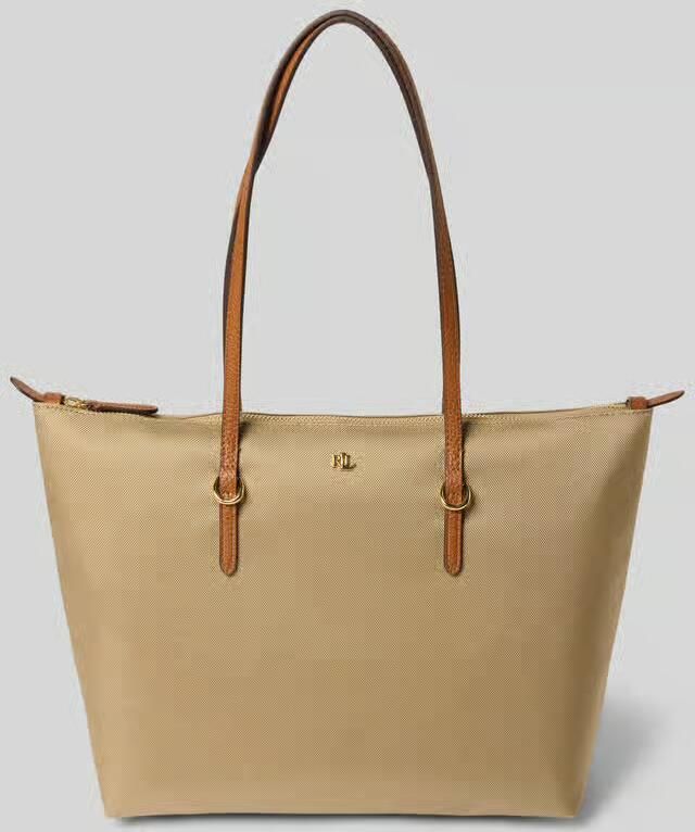 Lauren Ralph Lauren Tote bag met labelapplicatie model 'KEATON' - Foto 2