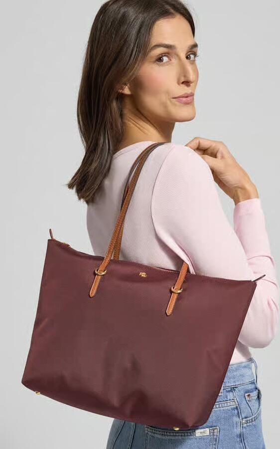 Lauren Ralph Lauren Tote tas met labelapplicatie Model 'KEATON' - Foto 2