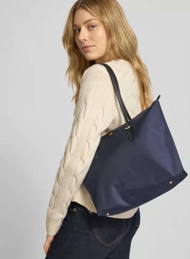 Lauren Ralph Lauren Shoppers & Totes Keaton 26-Tote-Medium in blauw - Foto 3