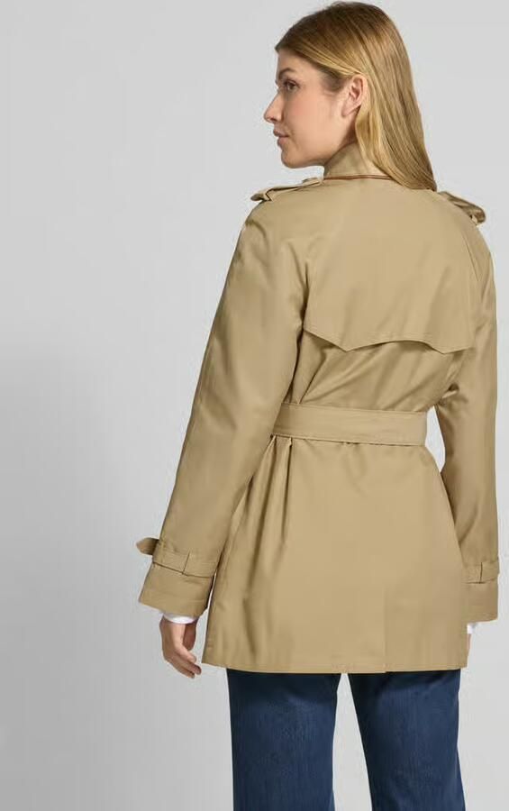 Lauren Ralph Lauren Trenchcoat met schoudertrensjes en riem - Foto 4