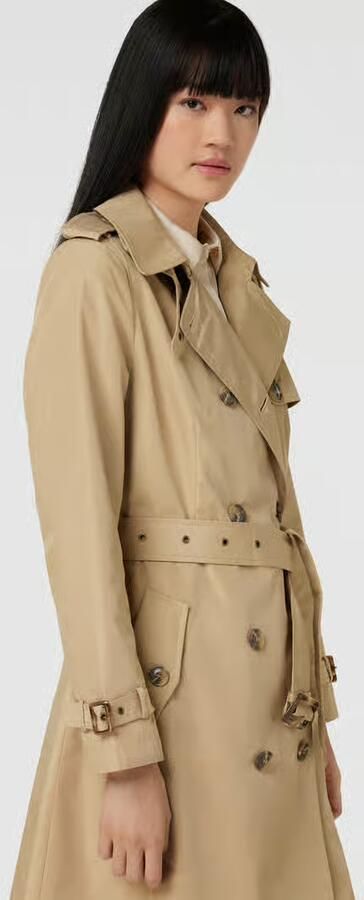 Ralph Lauren Beige Jassen met Afneembare Riem en Dubbele Knopenrij Beige Dames - Foto 2