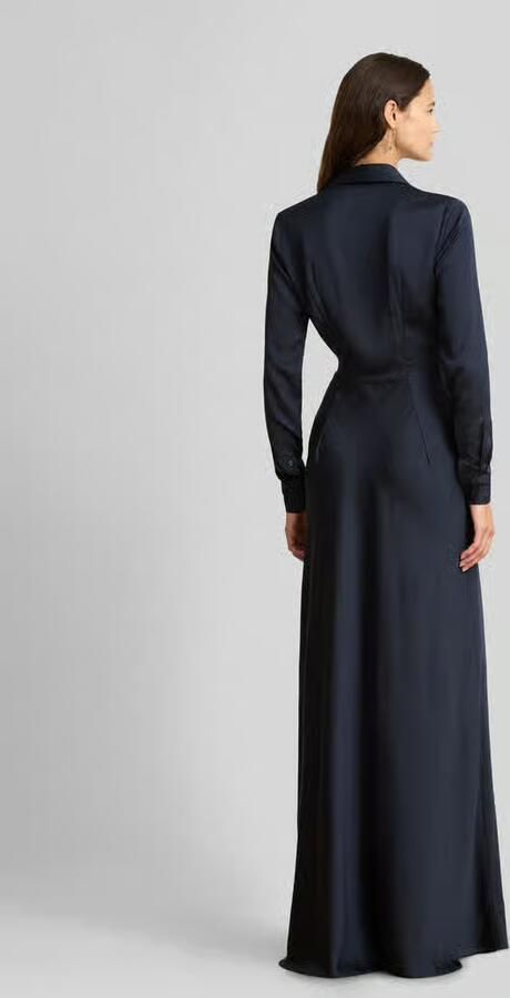 Lauren Ralph Lauren Vloeiende avondjurk in wikkellook - Foto 3