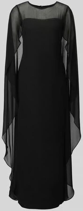 Lauren Ralph Lauren Vloeiende avondjurk met cape-detail - Foto 3