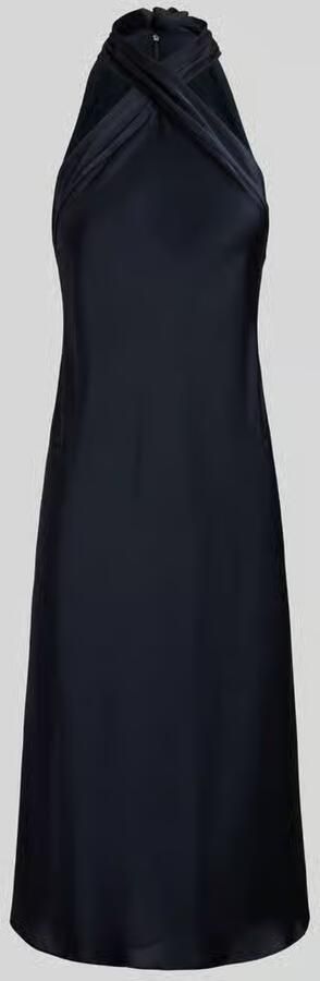 Lauren Ralph Lauren Vloeiende cocktailjurk met halter om te strikken