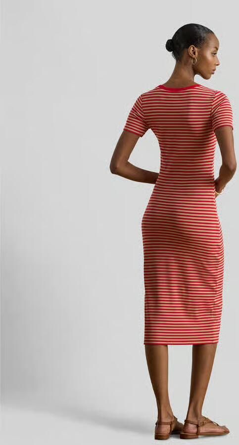Lauren Ralph Lauren Vrijetijdsjurk van katoenmix met modal-aandeel - Foto 3