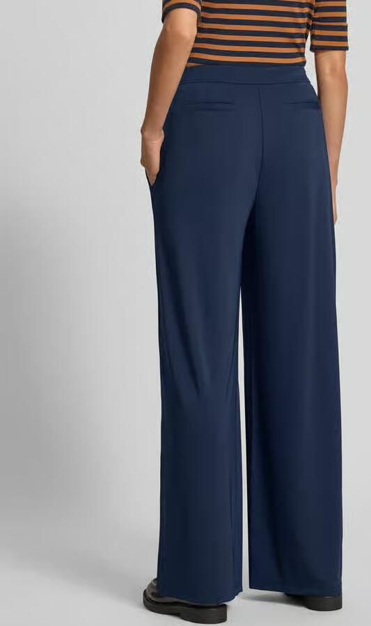 Lauren Ralph Lauren Wide leg stoffen broek met hoge band model 'CHABRELL' - Foto 3