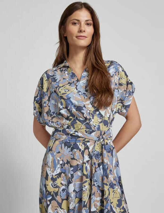 Lauren Ralph Lauren Wikkeljurk met strikceintuur model 'FRATILLIO' - Foto 2