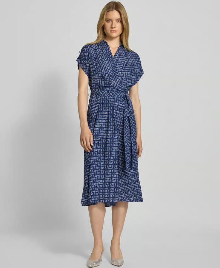 Lauren Ralph Lauren Wikkeljurk met V-hals model 'FRATILLIO' - Foto 2