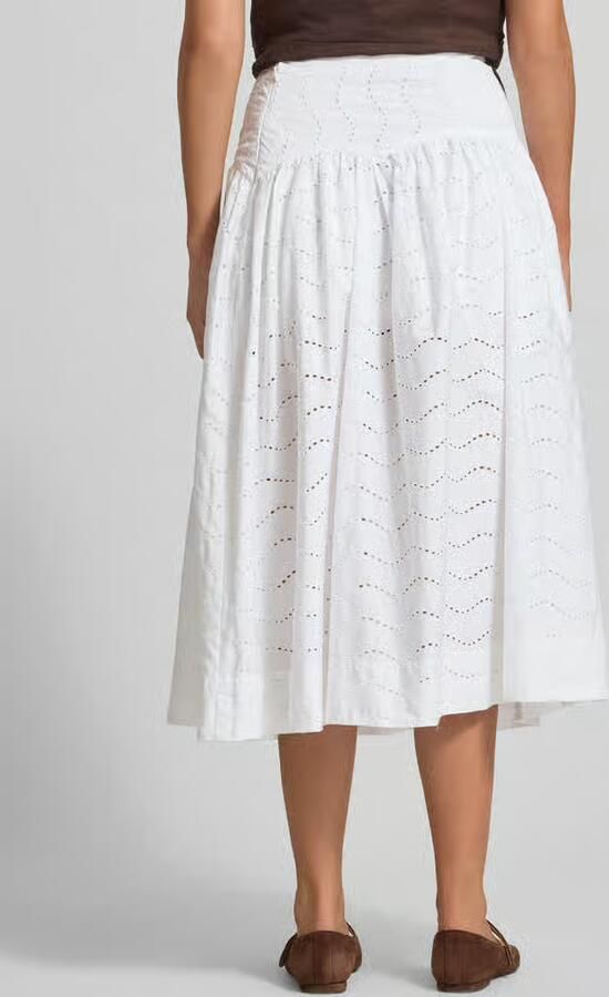 Polo Ralph Lauren A-lijn maxi-rok van puur katoen