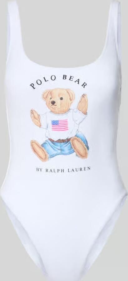 Polo Ralph Lauren Badpak met polo bear motiefprint - Foto 2