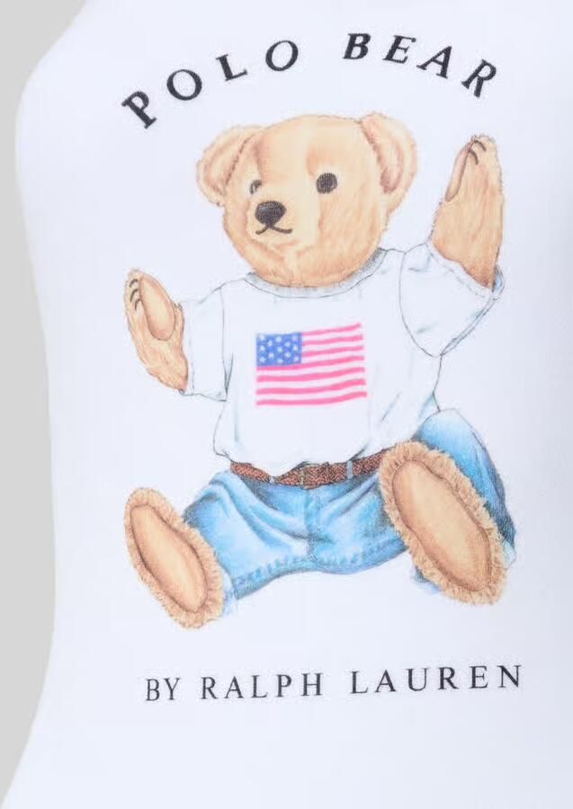 Polo Ralph Lauren Badpak met polo bear motiefprint