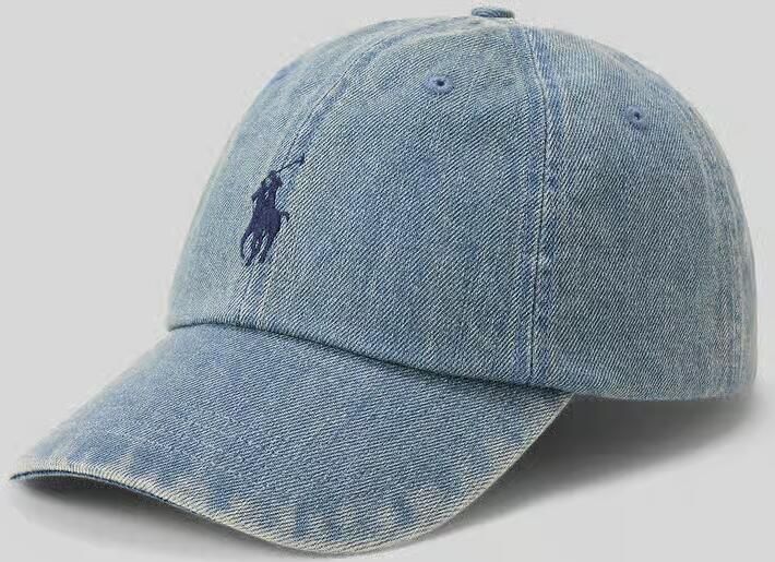 Polo Ralph Lauren Baseballpet van denim met gestikt logo - Foto 2