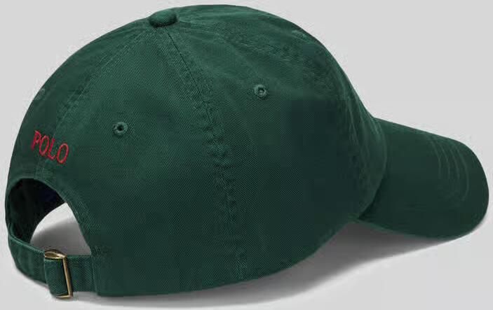 Ralph Lauren Groene pet met klep en geborduurd logo Green Heren - Foto 3