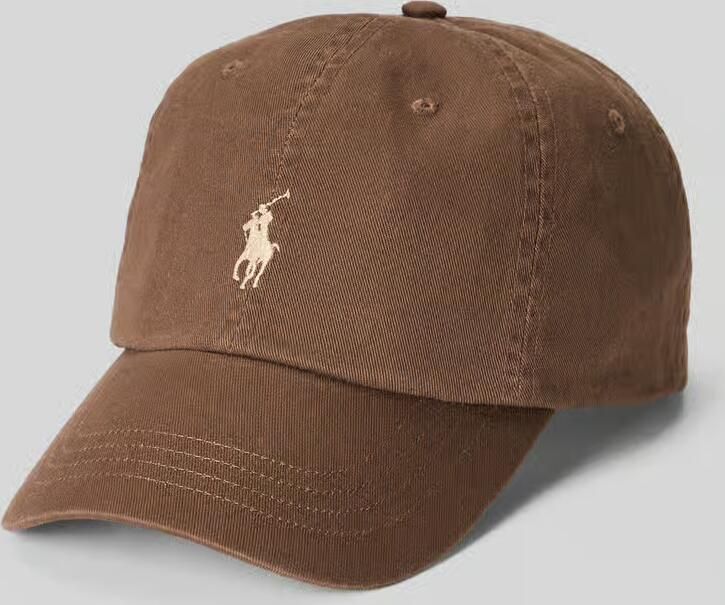 Polo Ralph Lauren Chocolade Mac Baseballpet Geborduurd Logo Brown Heren - Foto 4