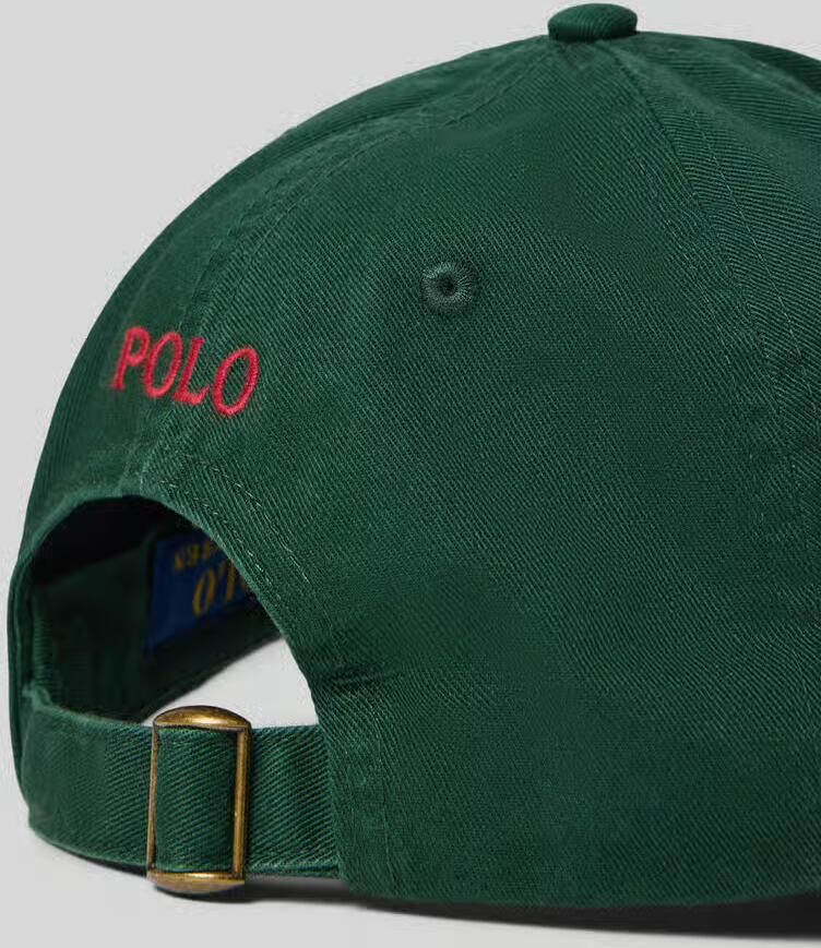 Ralph Lauren Groene pet met klep en geborduurd logo Green Heren - Foto 3