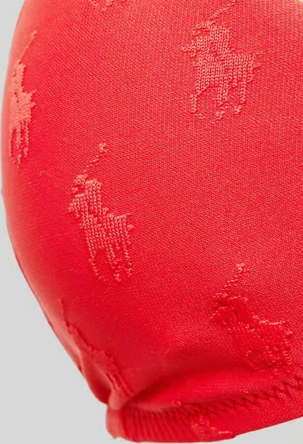 Polo Ralph Lauren Bikinitop in bustiermodel met structuurmotief met logo - Foto 2