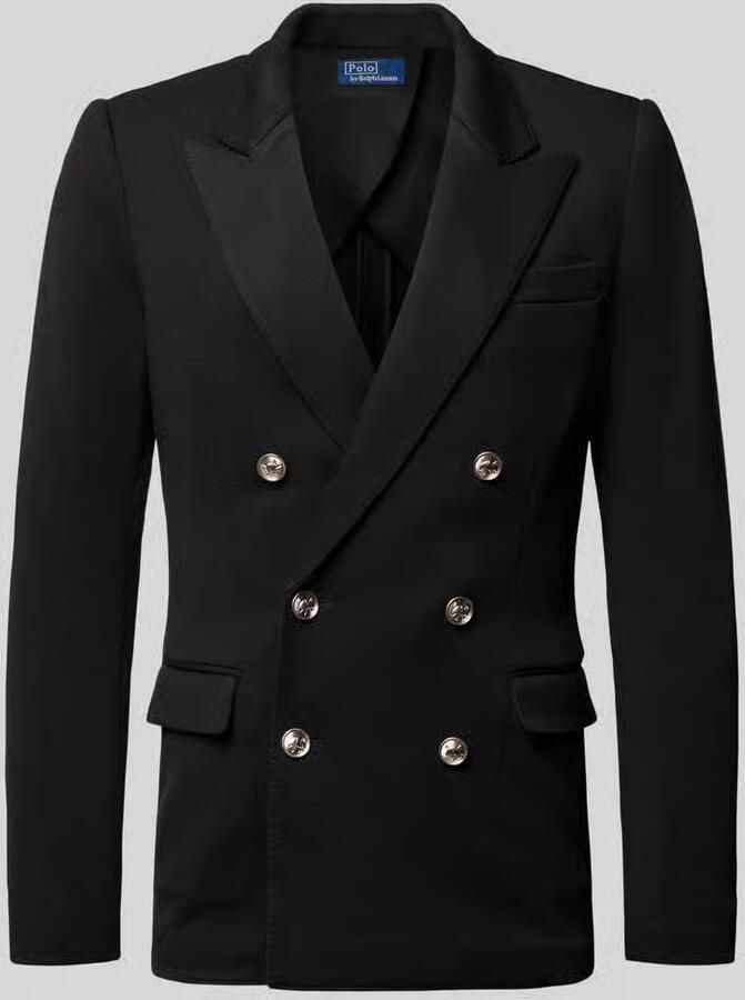 Polo Ralph Lauren Blazer met dubbele rij knopen en wol