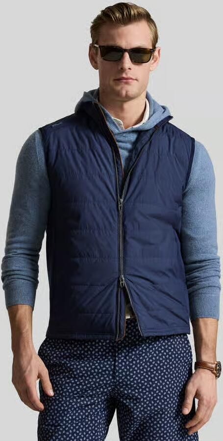 Polo Ralph Lauren Regular fit bodywarmer van modalmix met wol model 'PERFORMANCE' - Foto 5