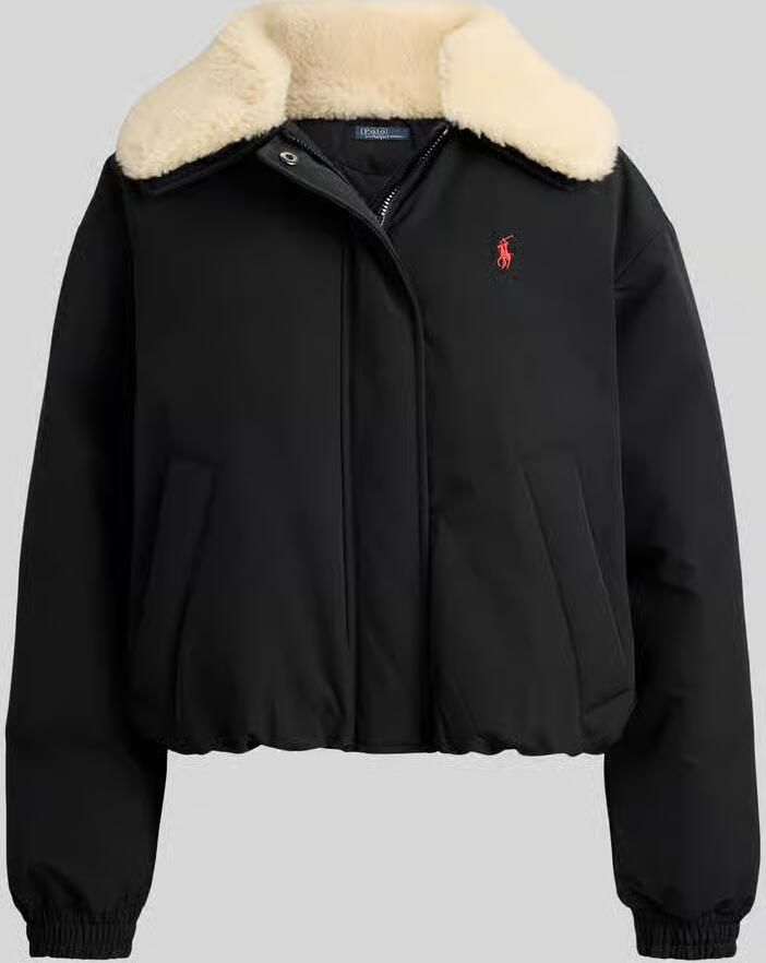 Polo Ralph Lauren Bomberjack met afneembare kraag van imitatiebont