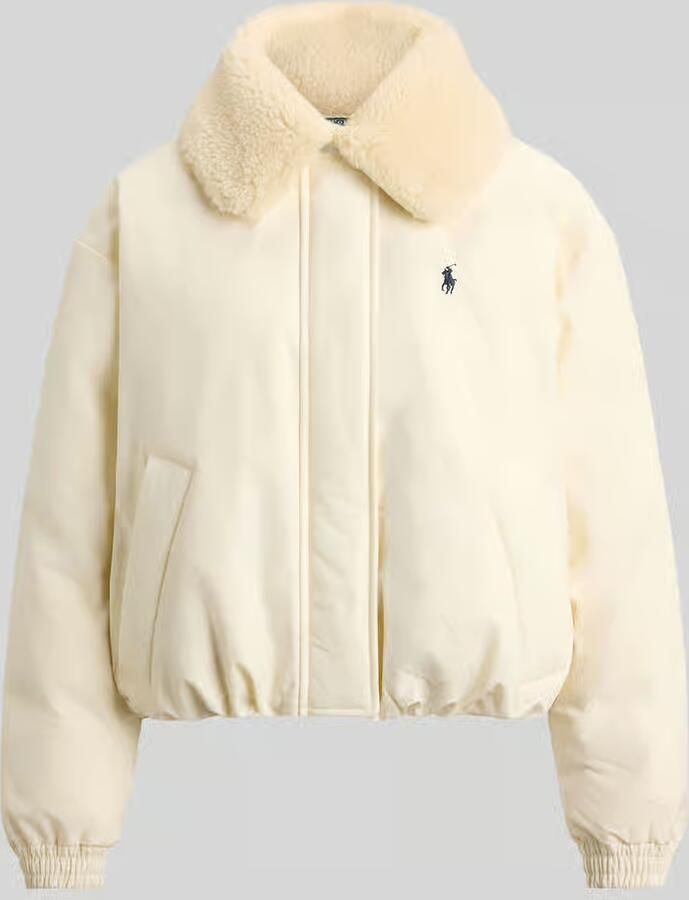 Polo Ralph Lauren Bomberjack met afneembare kraag van imitatiebont
