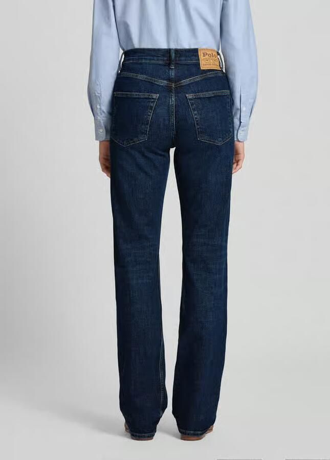 Polo Ralph Lauren straight fit jeans van katoenmix in 5-pocketmodel