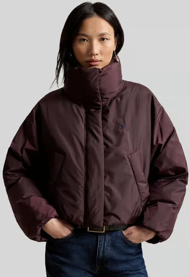 Polo Ralph Lauren boxy fit gewatteerd jack met gestikt logo - Foto 2