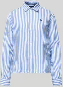 Polo Ralph Lauren boxy fit linnen blouse met all-over motief