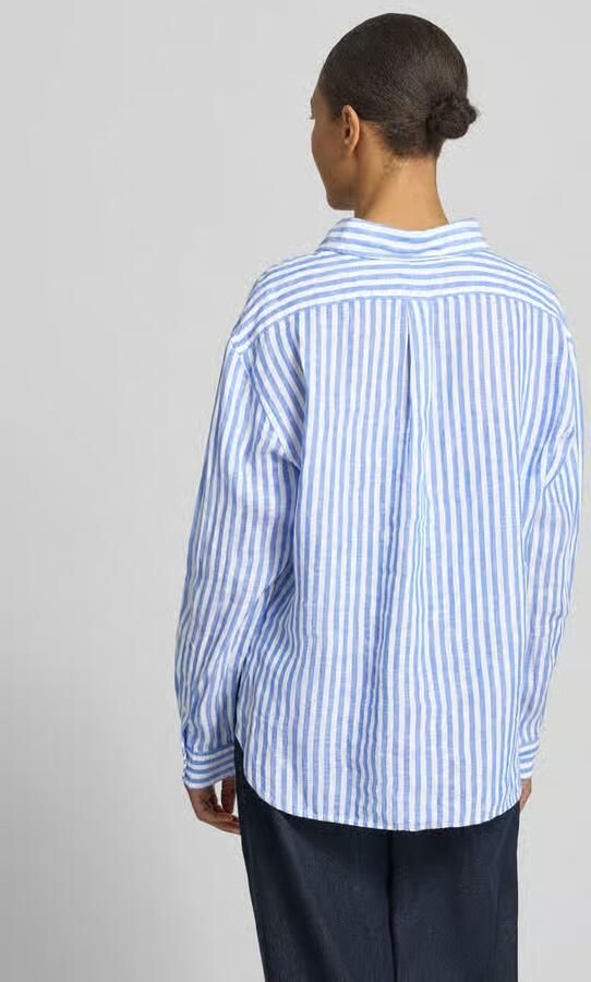 Polo Ralph Lauren boxy fit linnen blouse met all-over motief